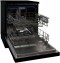 Посудомоечная машина HIBERG F68 1430 B, отдельно стоящая, 8 программ, 3 корзины, цвет черный